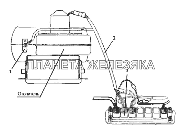 Электрооборудование отопителя МТЗ-80 (2009)